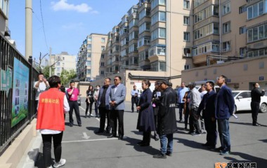 铁西区人大常委会组成人员视察老旧小区改造工作情况