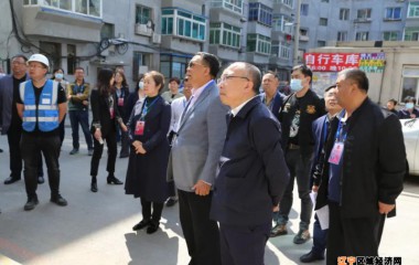 铁西区人大常委会组成人员视察铁西区老旧小区改造工作情况