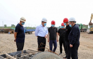 康平县委书记李旭臣调研应急物资综合储备库建设项目推进情况