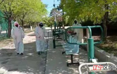 防控疫情，营口市公共设施维护中心进行全面消杀工作