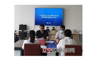 辽中区委政法委召开教育整顿专题民主生活会