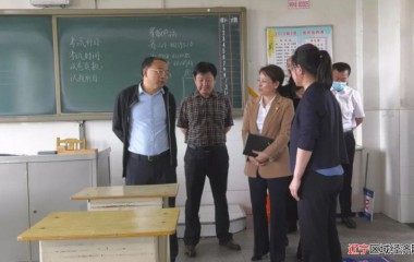 阜蒙县委书记刘彦鸿视察高考考点准备工作