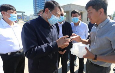 盘锦市委书记张成中到高新技术产业开发区调研