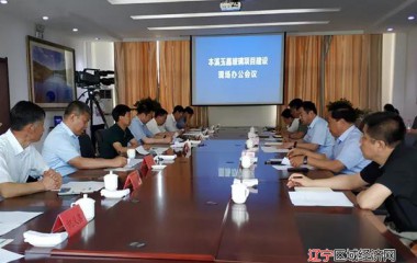 本溪市长吴世民等到本溪玉晶玻璃有限公司现场办公