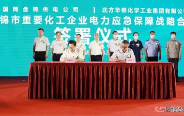 盘锦市举行重要化工企业电力应急保障战略合作协议签署仪式