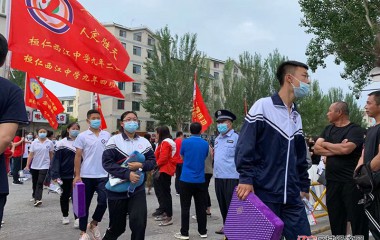 桓仁公安为中考完美“护航”