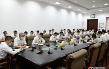 锦州市委书记靳国卫与新调整干部进行集体谈话