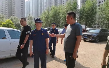 凌河消防救援大队联合多部门开展高层建筑消防安全专项检查