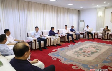 锦州市委书记靳国卫会见华润常务副总经理唐彦林一行