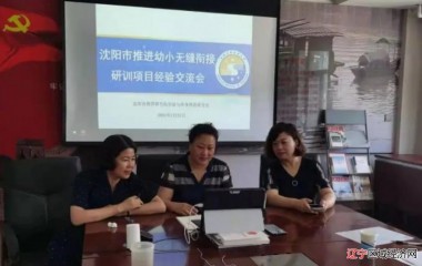 沈阳市召开推进幼小无缝衔接研训项目经验交流会