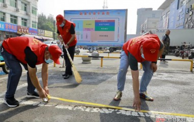 辽中区农贸市场创卫整治见成效
