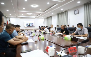 阜蒙县委书记刘彦鸿主持召开综合体项目推进会议