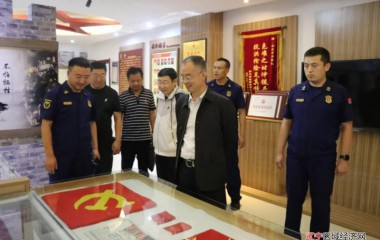 辽宁省应急管理厅党委成员、副厅长刘绍辉莅临海城市检查指导中秋节保卫工作