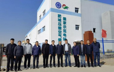 阜蒙县委书记刘彦鸿到肥城市学习考察压缩空气储能电站项目