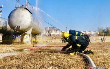 义县开展天然气泄漏安全事故应急抢险演练