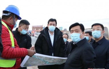 锦州市委书记靳国卫调研绕城公路建设