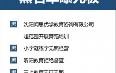 曝光黑名单！浑南区“双减”督查持续升温