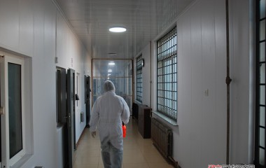 桓仁看守所积极组织监区消杀工作