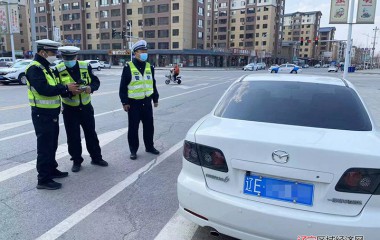 桓仁交管大队强化交通秩序打造“严管路”