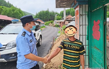 华来警民深山寻牛解民忧