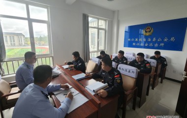 治安大队“四个加强”全力护航二十大