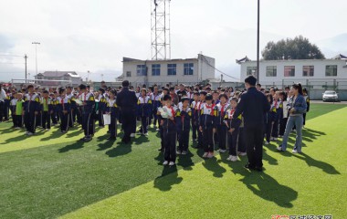 普乐堡派出所开展法治宣传进校园活动