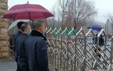 陈景龙副局长到监管大队指导防疫工作