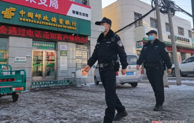 巡逻防控中成功制止一起电信诈骗