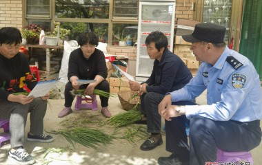 向阳派出所筑牢辖区平安网
