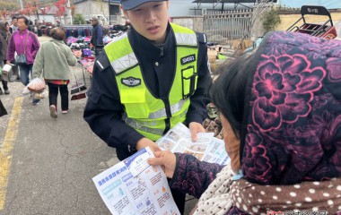 木盂子治安办竭力打造“平安集市”