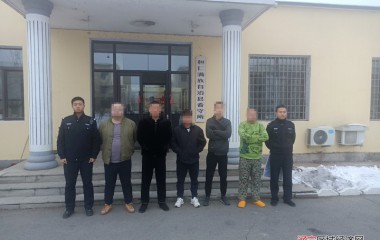 五女山派出所联合治安大队查处聚众赌博案