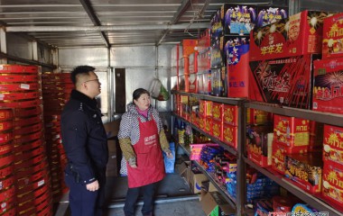 普乐堡派出所开展节前烟花爆竹安全检查