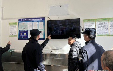 木盂子治安办开展校园安全专项检查