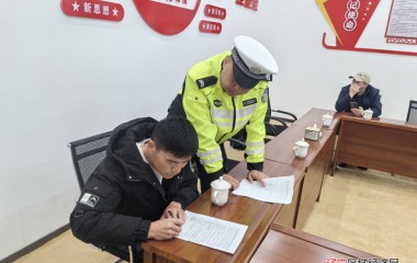 桓仁交通管理大队提前做好旅游管理工作
