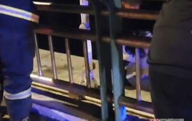 生死一线，民警高桥边救下轻生少女