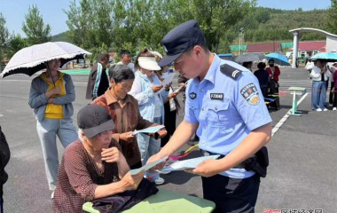 古城派出所圆满完成校园护演任务